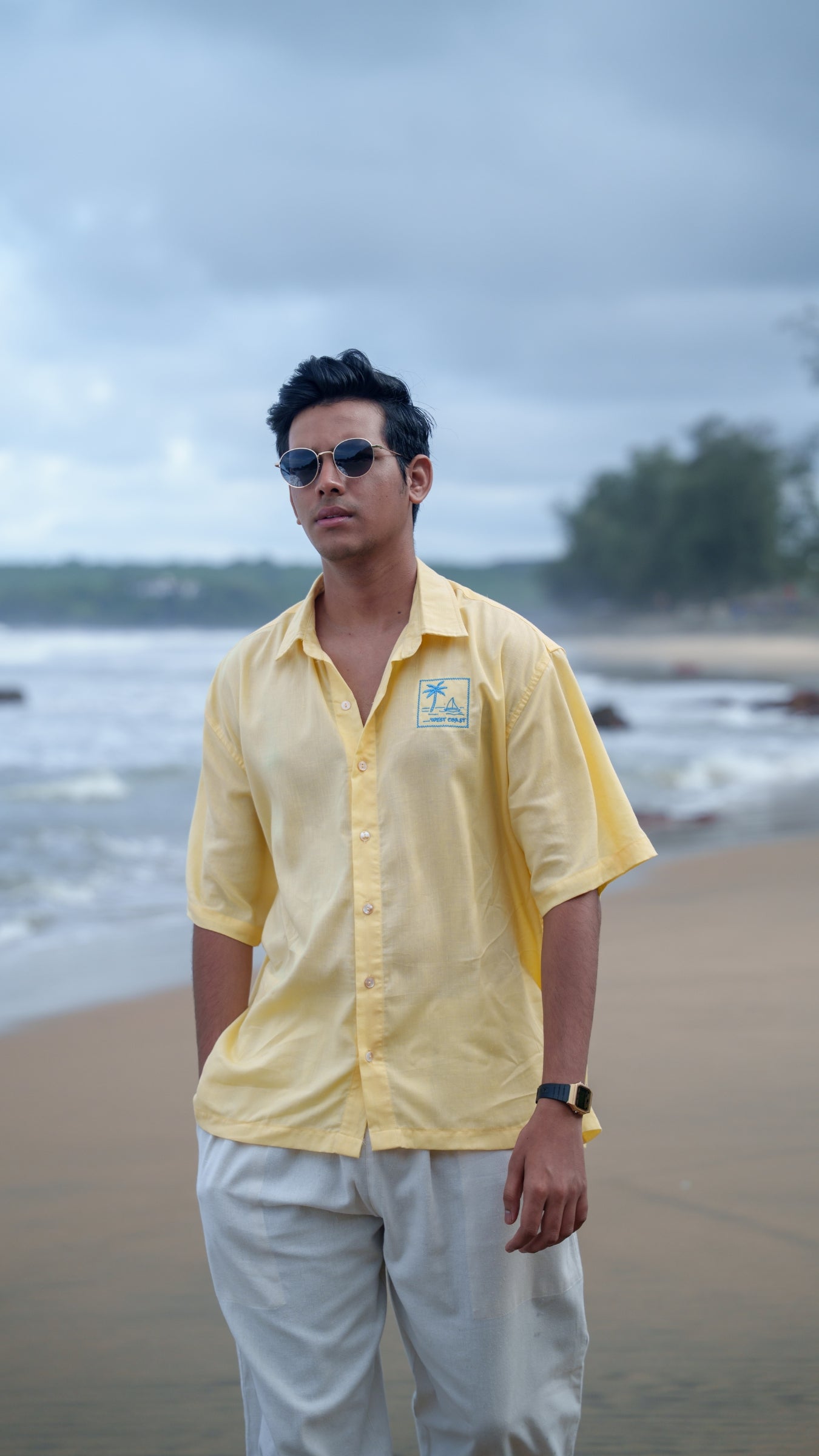 SUMMER - MEN'S RELAXED FIT EMBROIDERED SHIRT