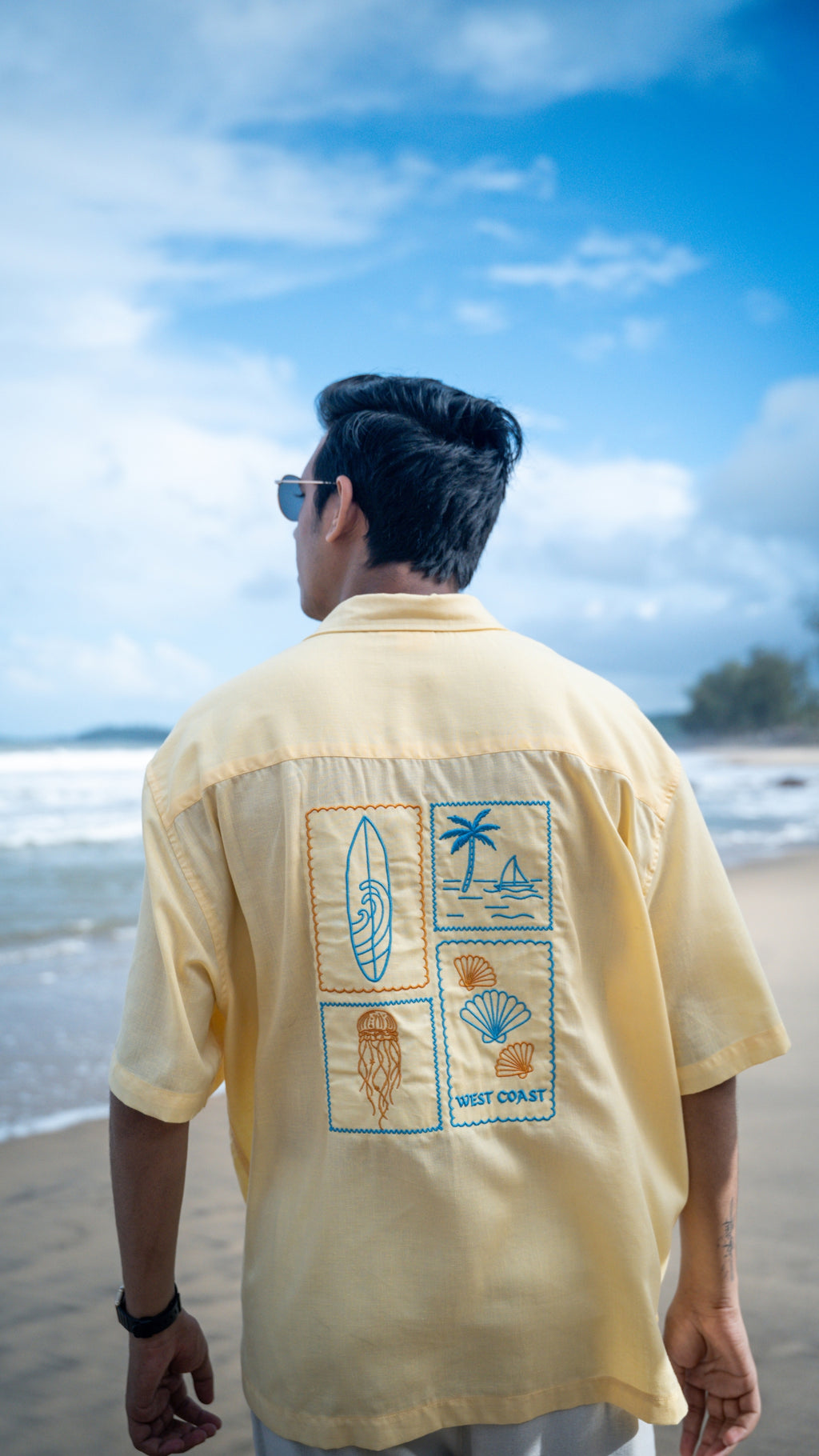 SUMMER - MEN'S RELAXED FIT EMBROIDERED SHIRT