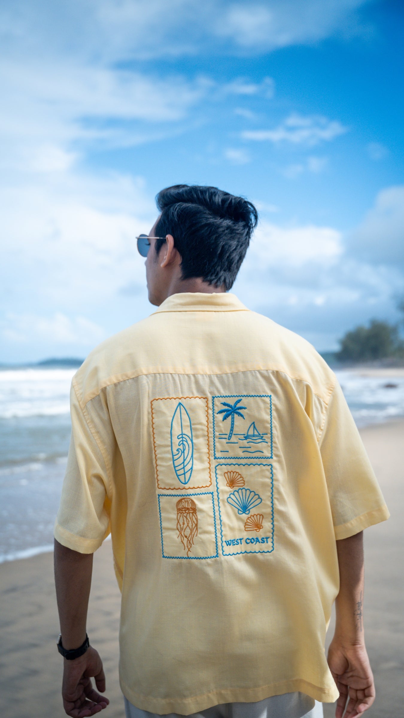 SUMMER - MEN'S RELAXED FIT EMBROIDERED SHIRT