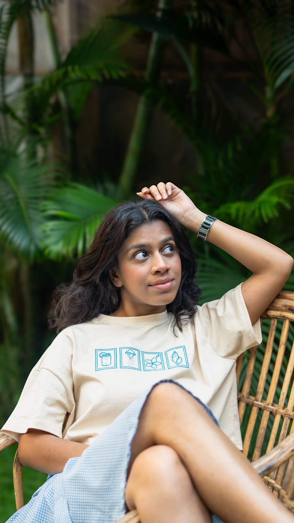 TILES - WOMEN'S RELAXED CROP TSHIRT