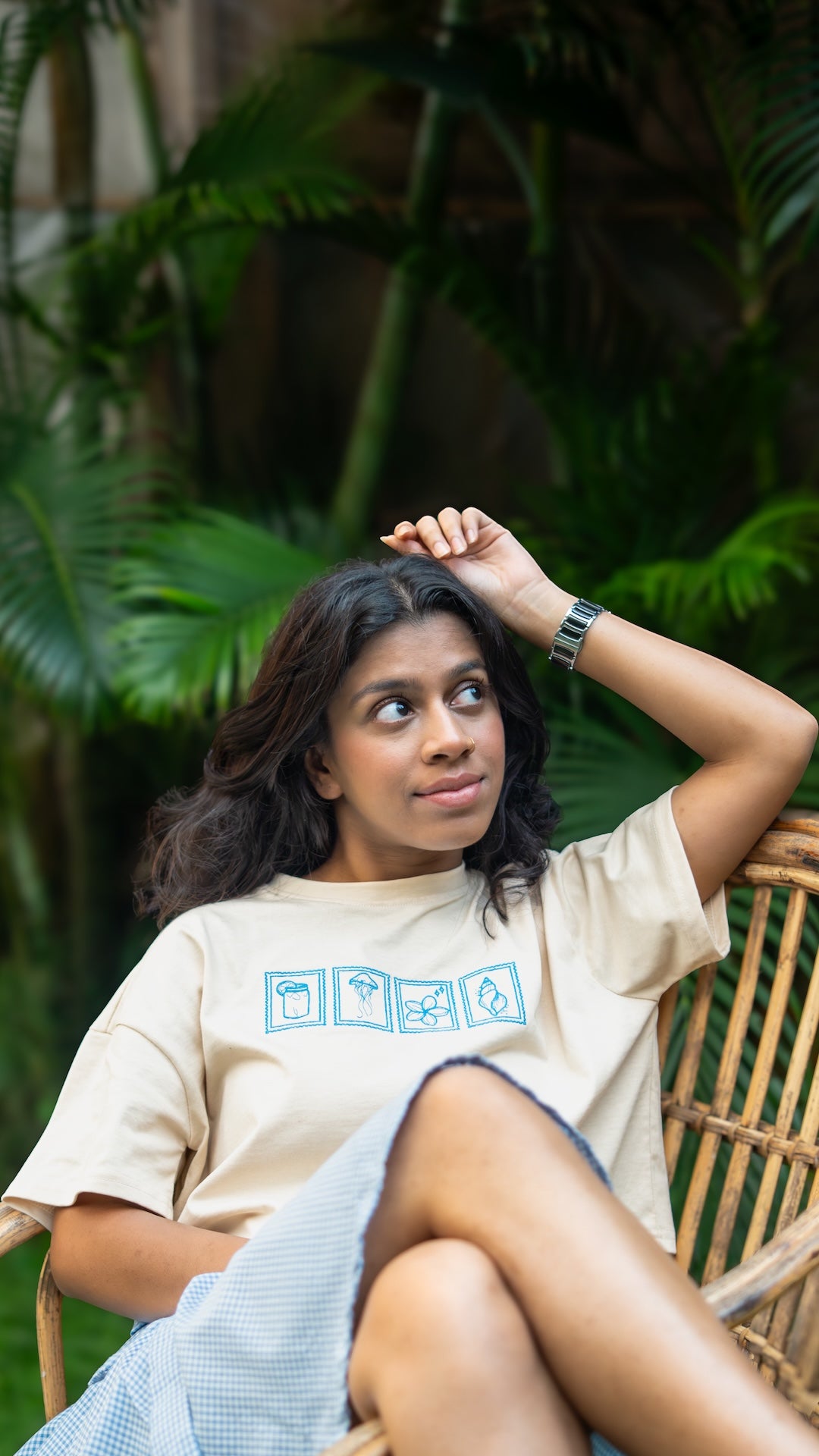 TILES - WOMEN'S RELAXED CROP TSHIRT