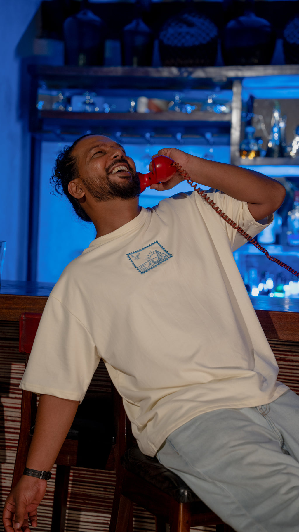 THE POSTCARD - MEN'S RELAXED TSHIRT SHORT LENGTH