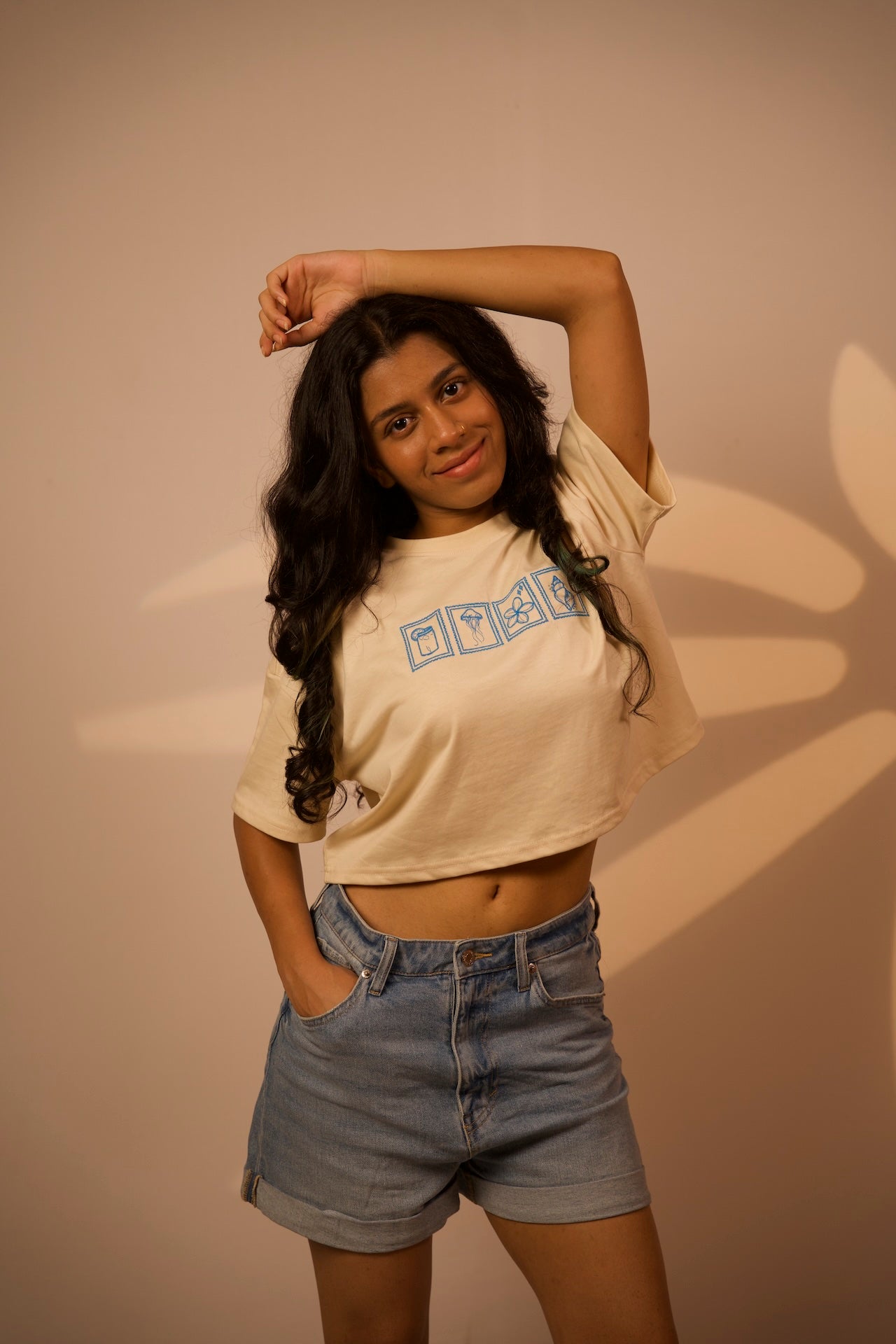 TILES - WOMEN'S RELAXED CROP TSHIRT