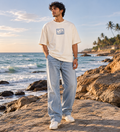 THE POSTCARD - MEN'S RELAXED TSHIRT SHORT LENGTH