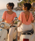 WOMEN'S LOOSE FIT BACKDROP TSHIRT